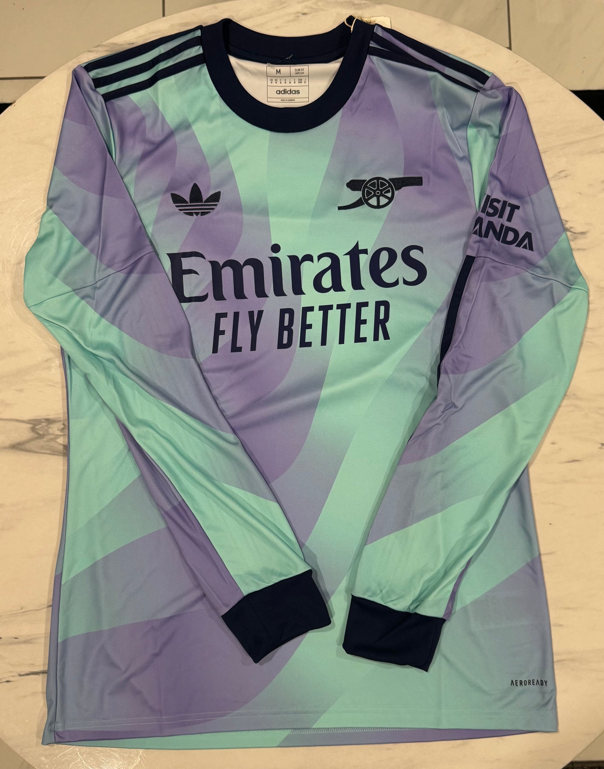 24/25 Arsenal Away Long Sleeve Jersey